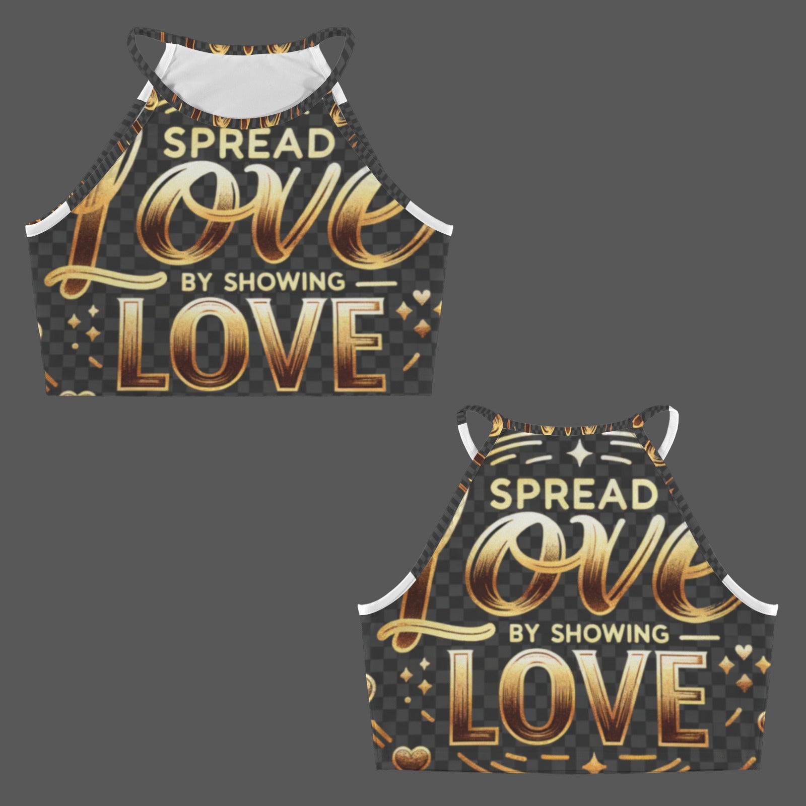 Spread Love Black & Gold