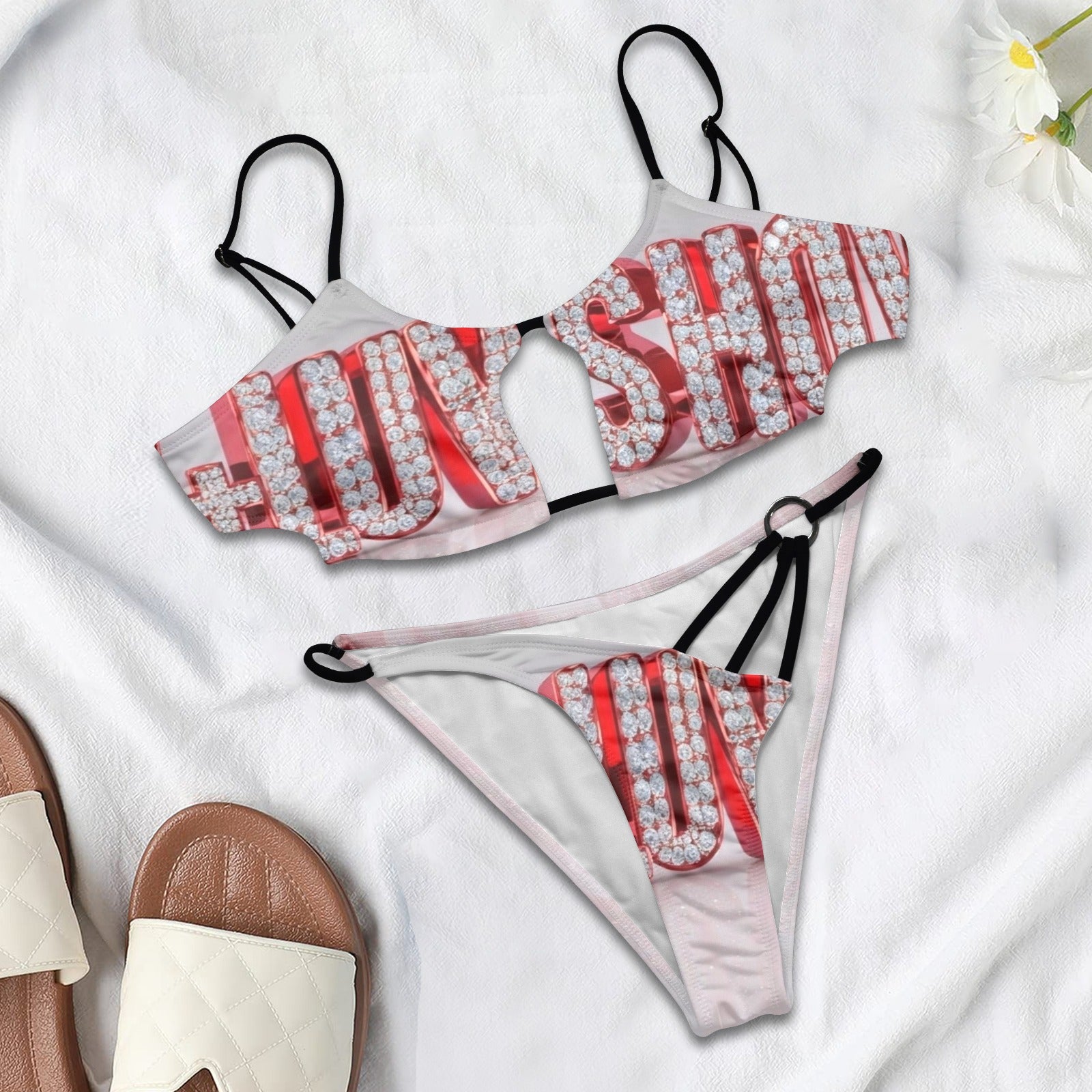 Show+Luv Crushed Diamond Bikini