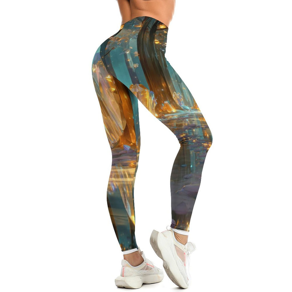 S+L Crystal Forest Yoga Pants for Women