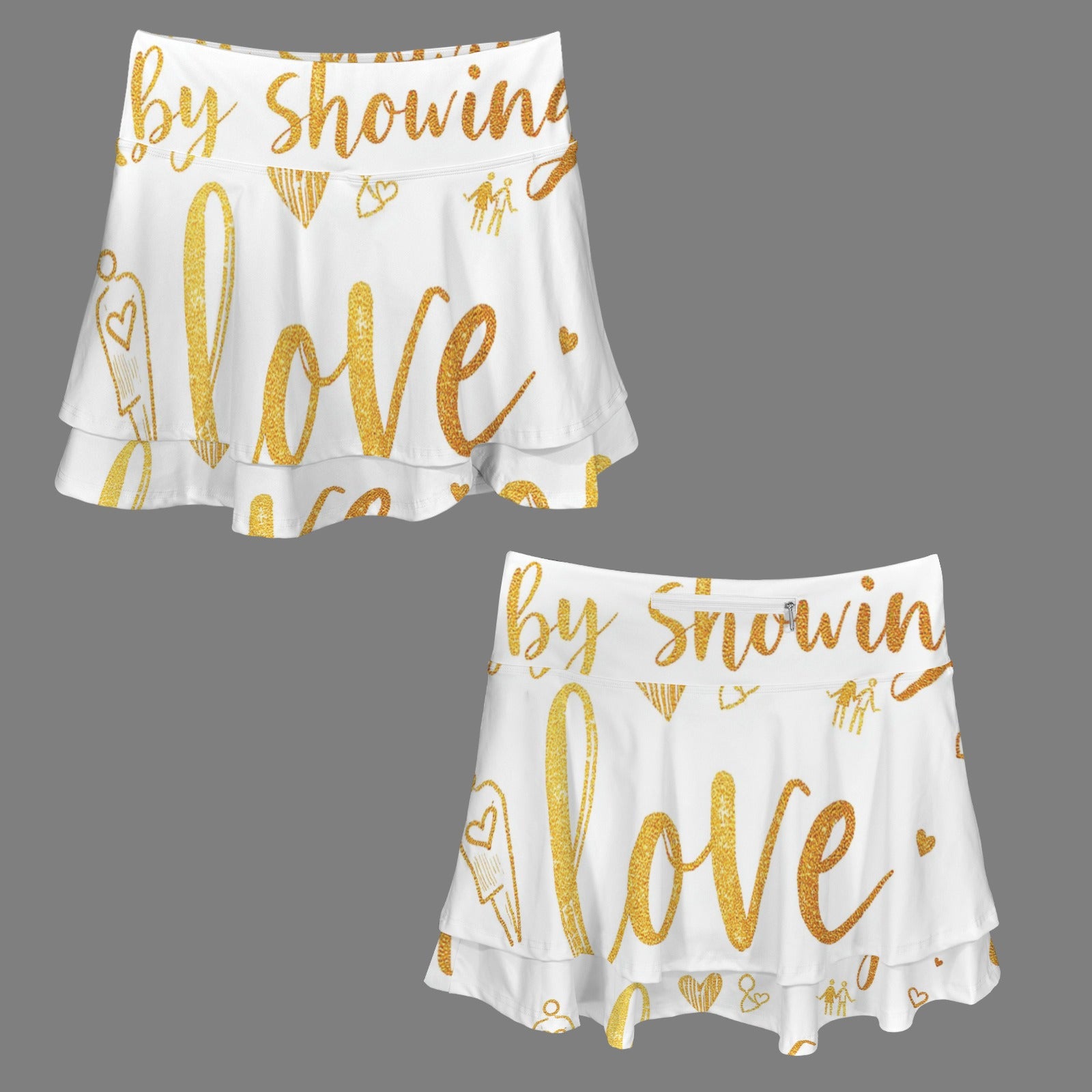 Spread Love White & Gold