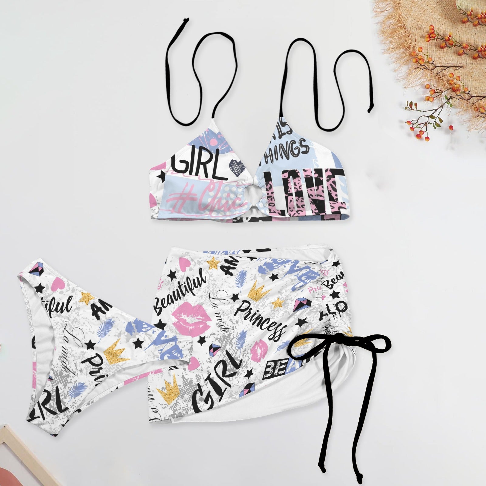 Princess 3 Piece swimsuit