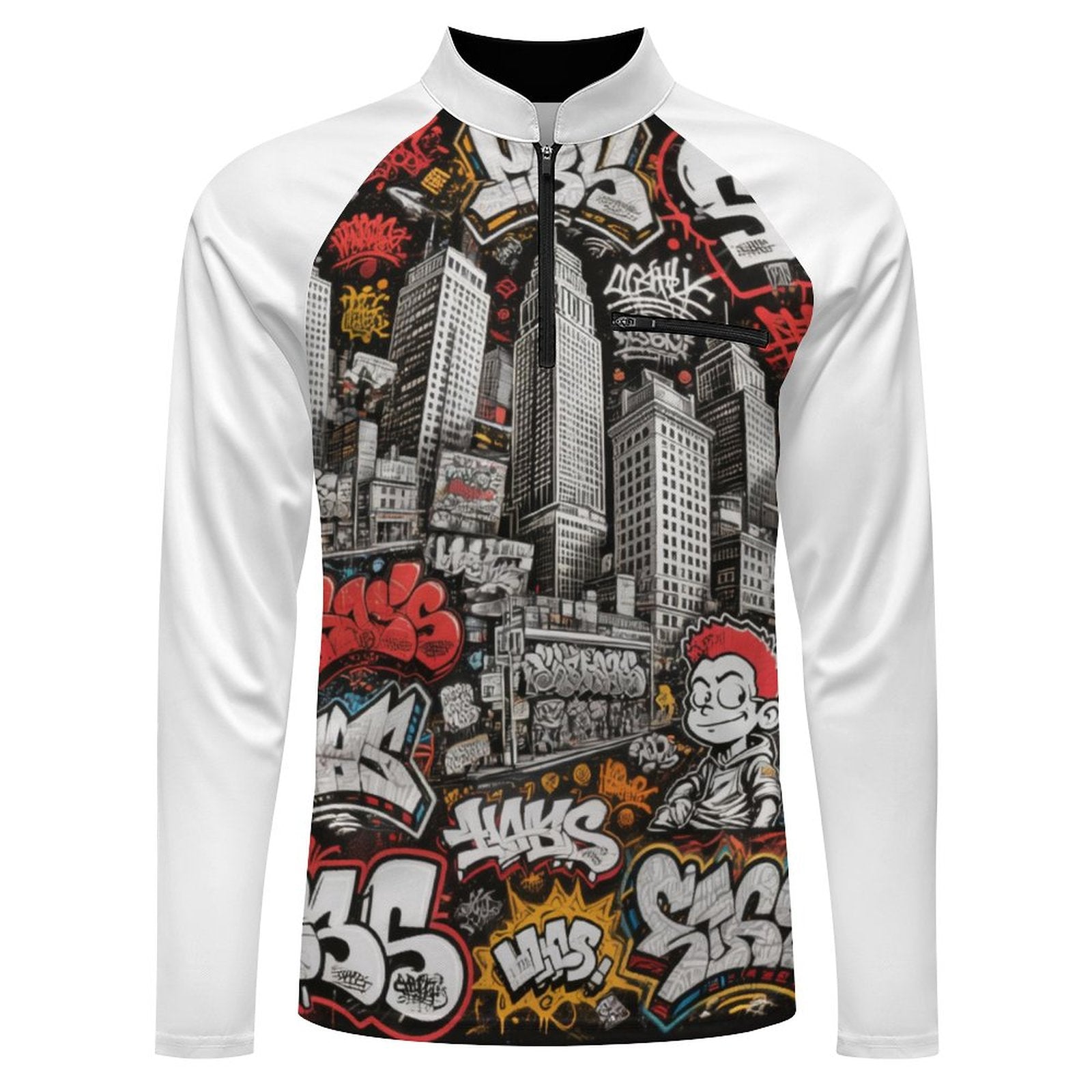S+L "Graffiti Kid" Stand-up Collar Long Sleeve