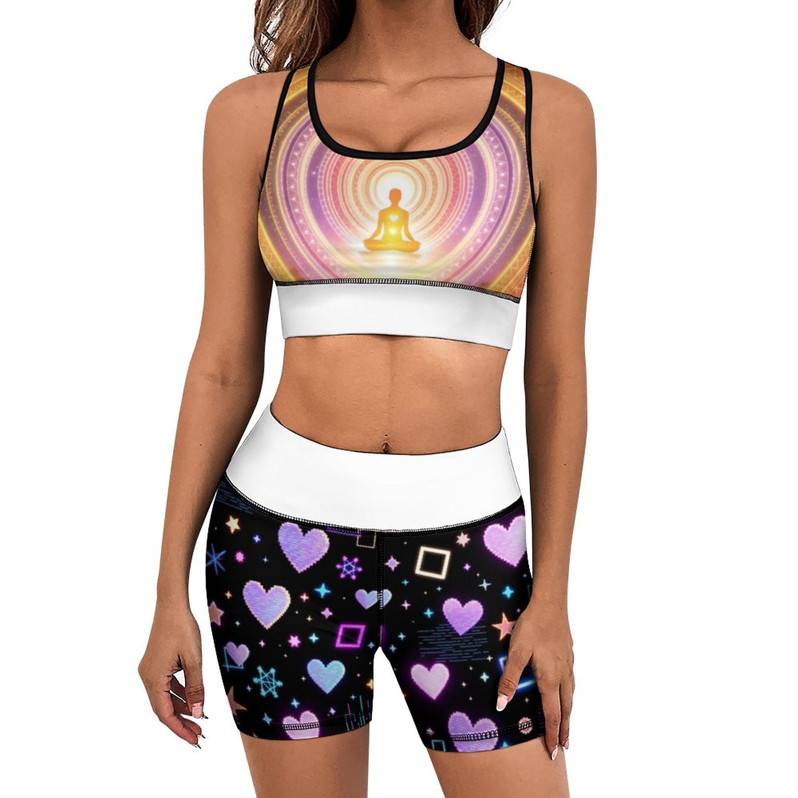 S+L Heart Chakra Workout Yoga Set