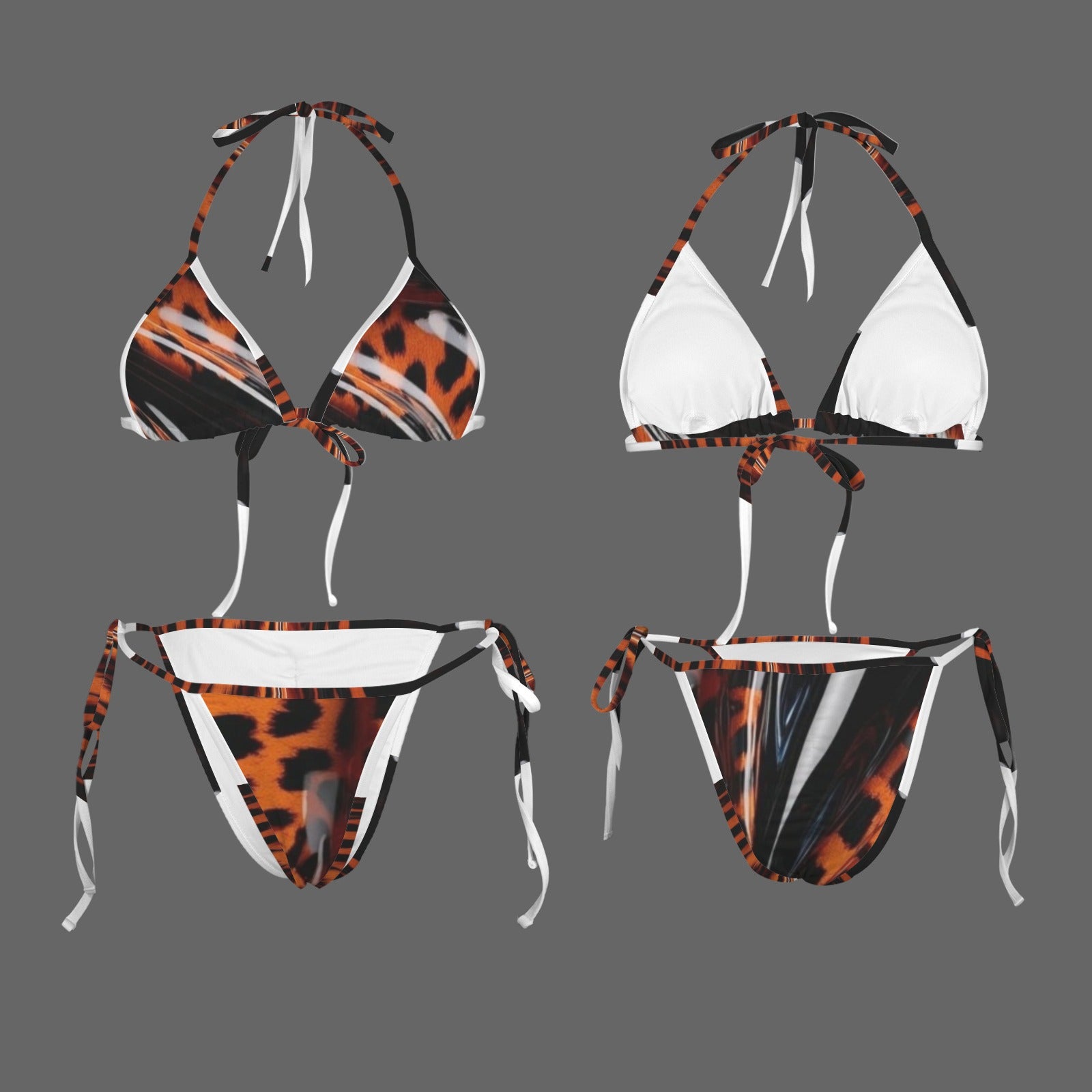 Animal Style Exclusive Halter String Bikini Set