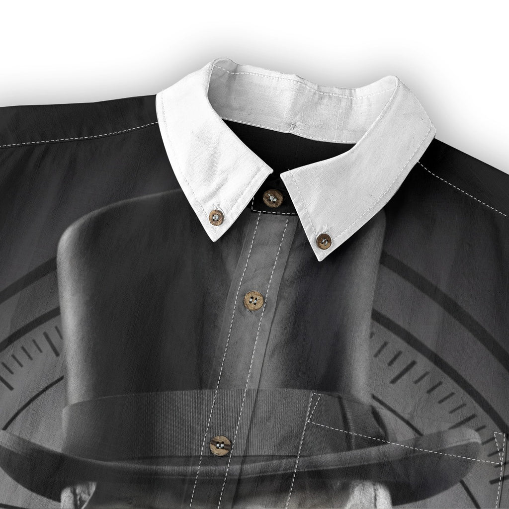 HITMAN ink. Ltd. 25 Men's Casual Lapel Long Sleeve Shirt