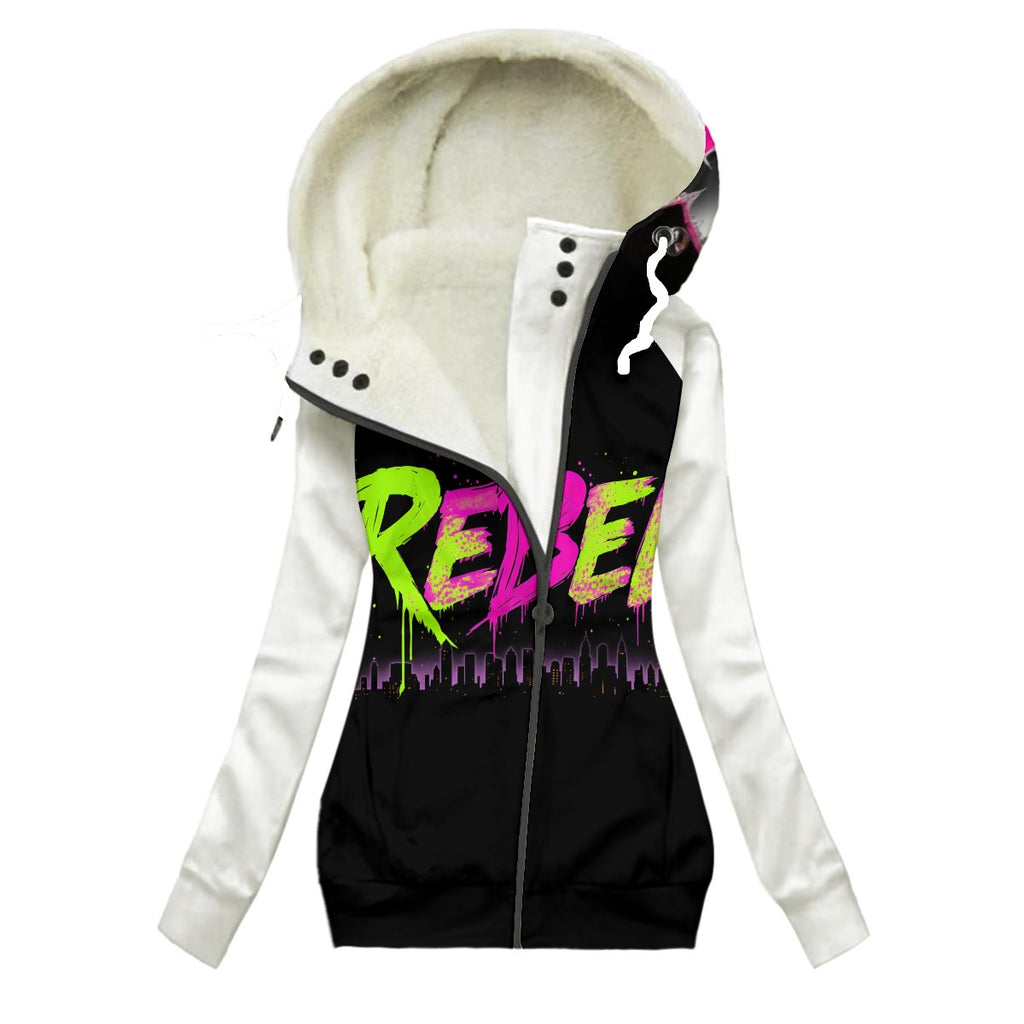 S+L "REBEL" Women's Long Jacket With Fleece Lining