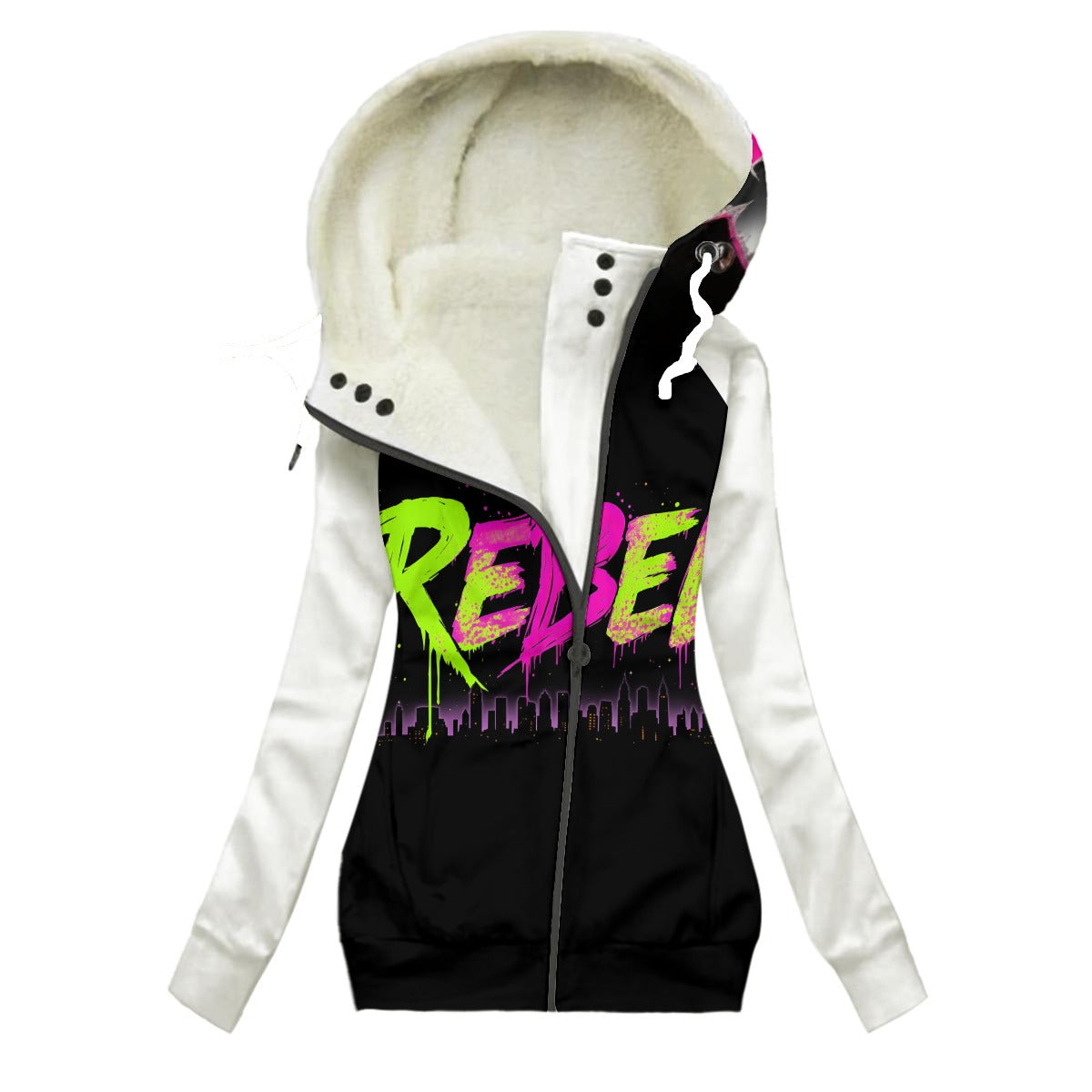 S+L "REBEL" Women's Long Jacket With Fleece Lining
