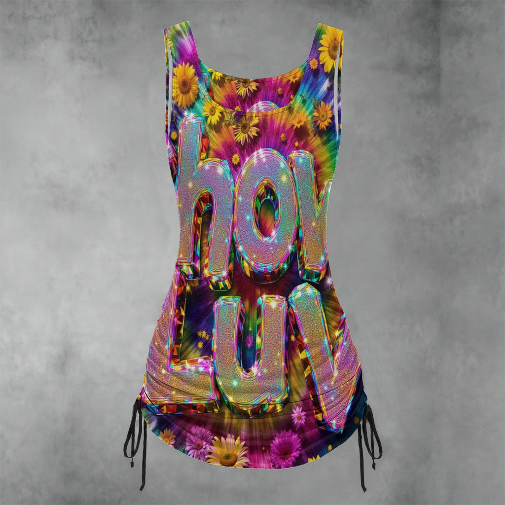S+L "Ty-Dye Love" Women's Layered Dress