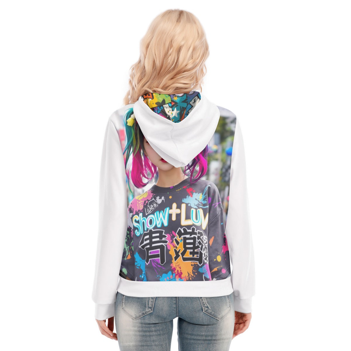 S+L "BBB+ASIA" Women's Zip-Up Hoodie