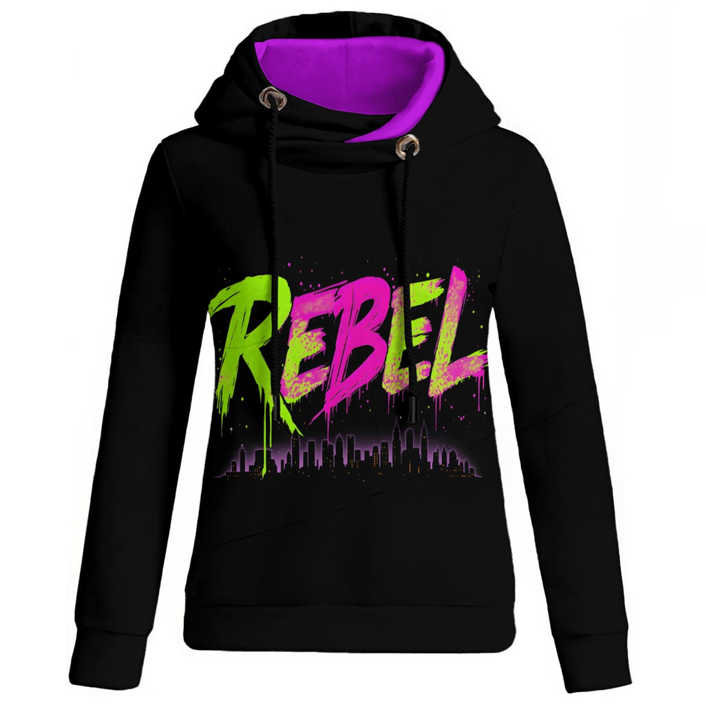 S+L "REBEL" Color-Block Hoodie