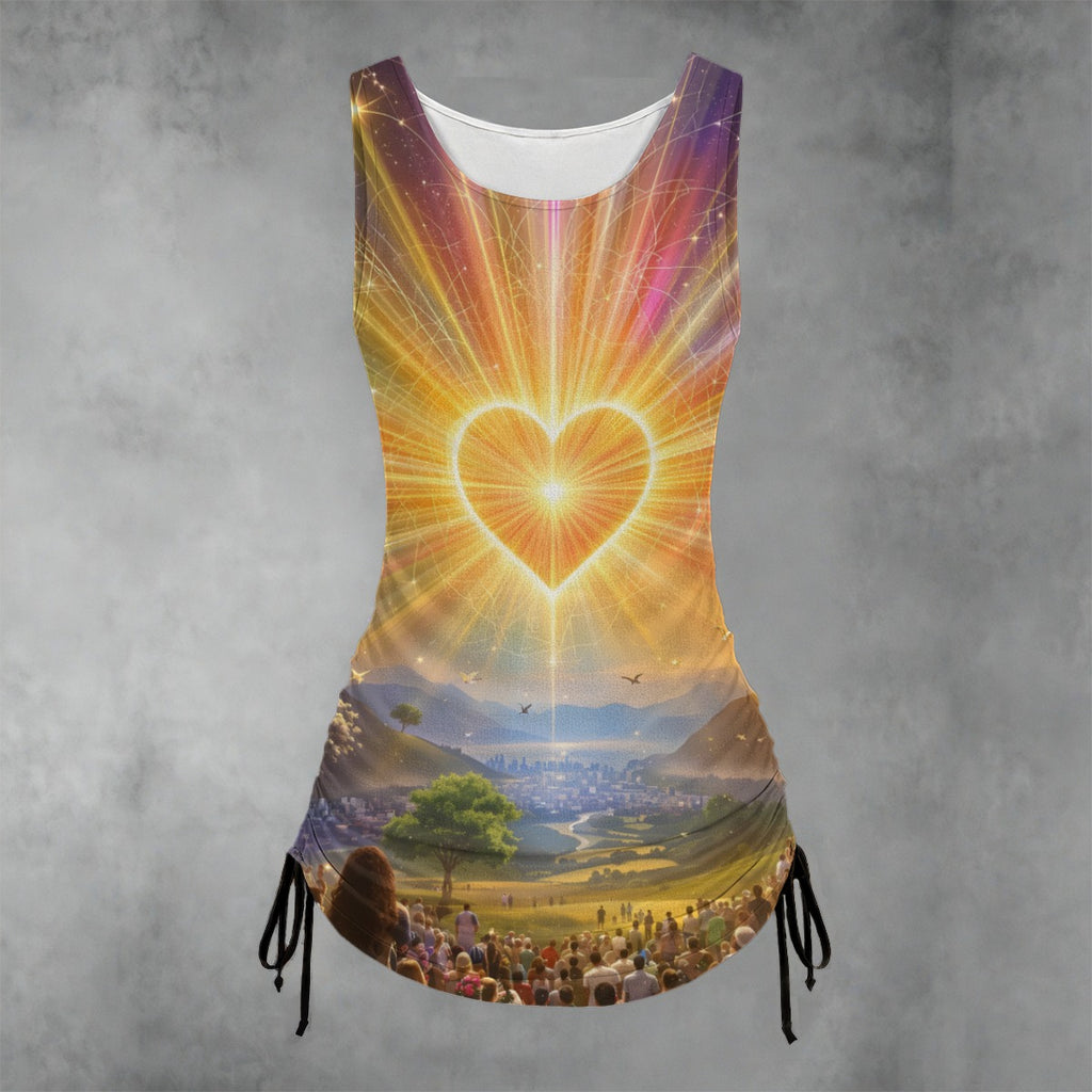 S+L "Ty-Dye Love" Women's Layered Dress