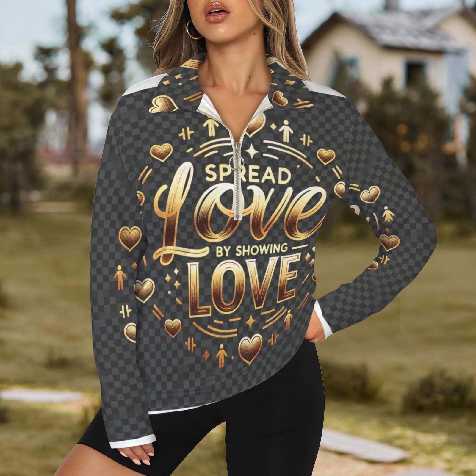 Spread Love Black & Gold