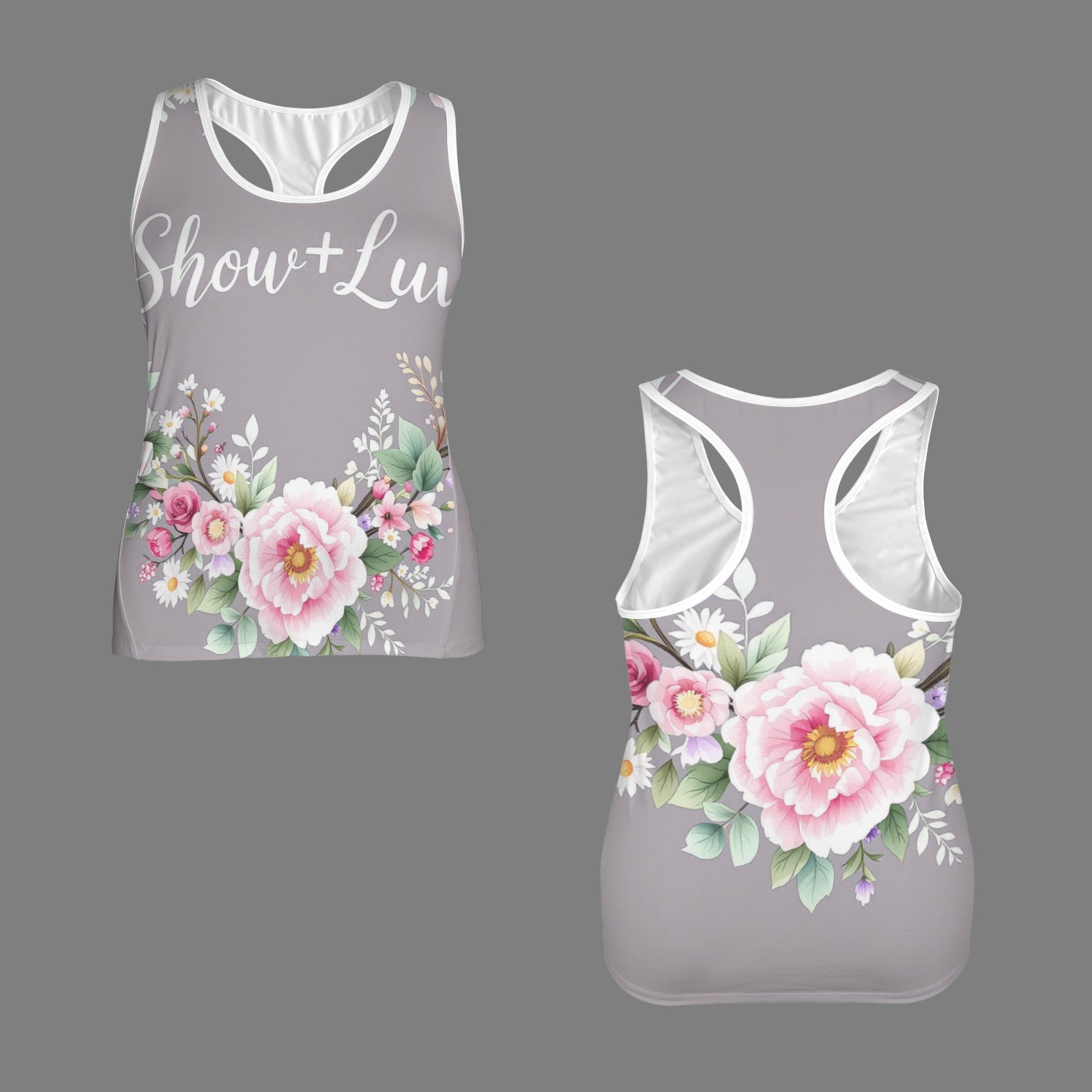 Show+Luv floral heart wreath