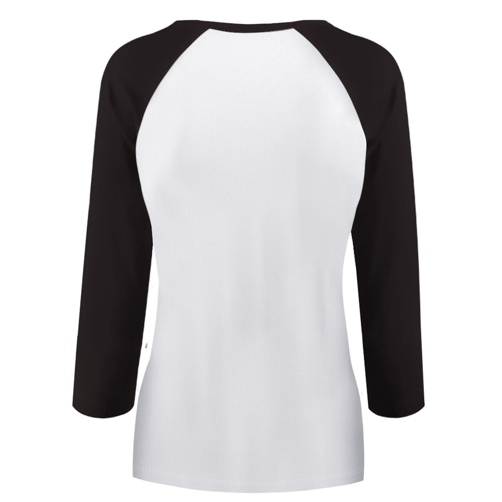 HITMAN INK Raglan Women's 3/4 Sleeve T-shirt