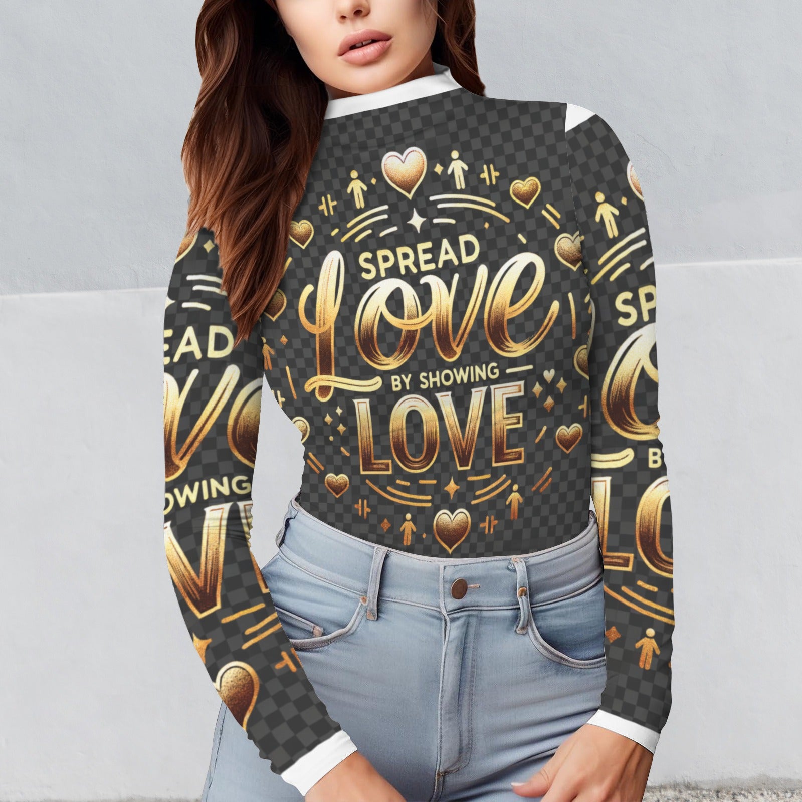 Spread Love Black & Gold