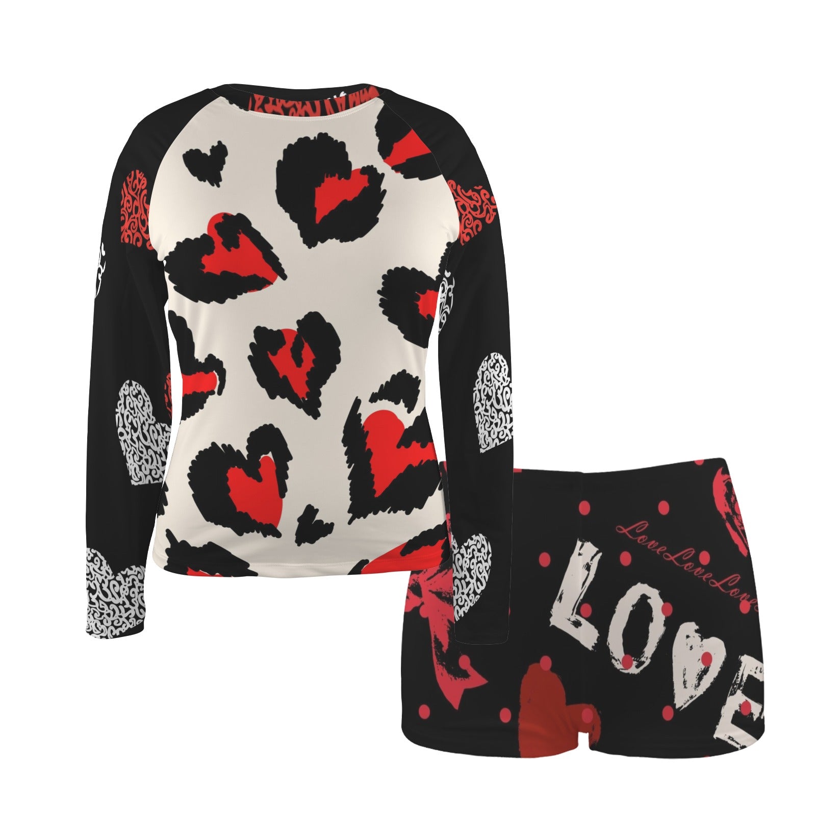 S+L Long Sleeve Shorts Tankini