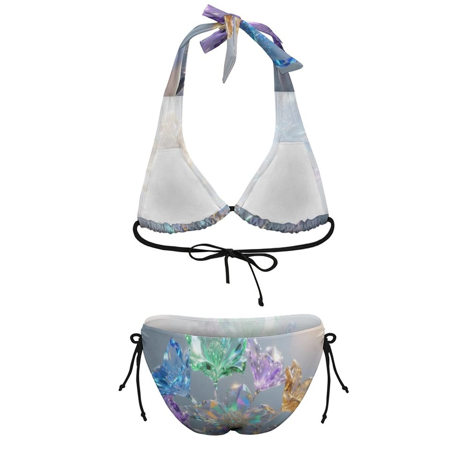 S+L Plus Size Women‘s Halter Bikini Set