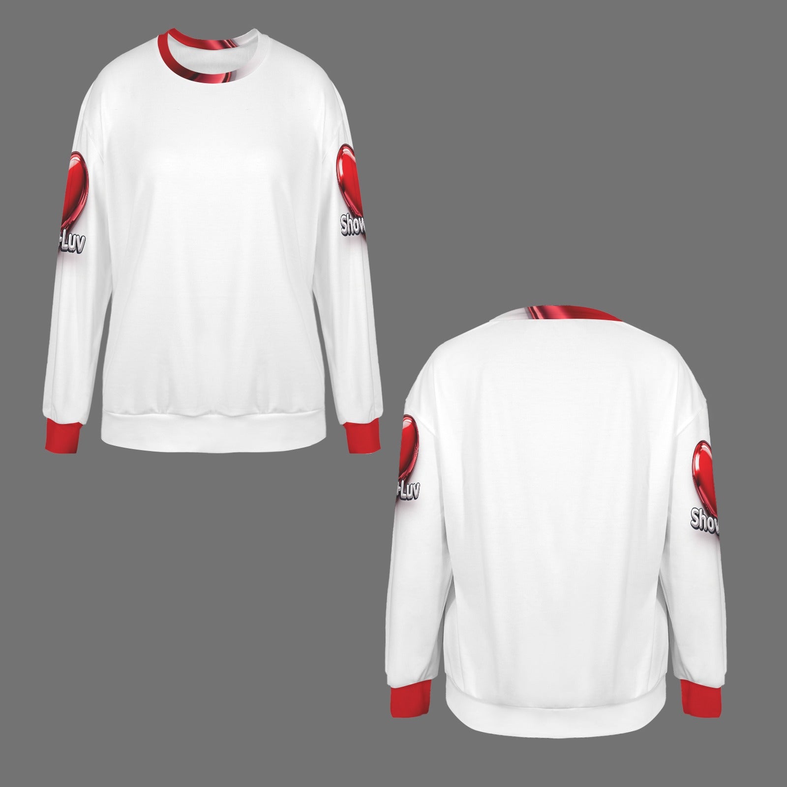 S+L Logo heart white letters Long Sleeve