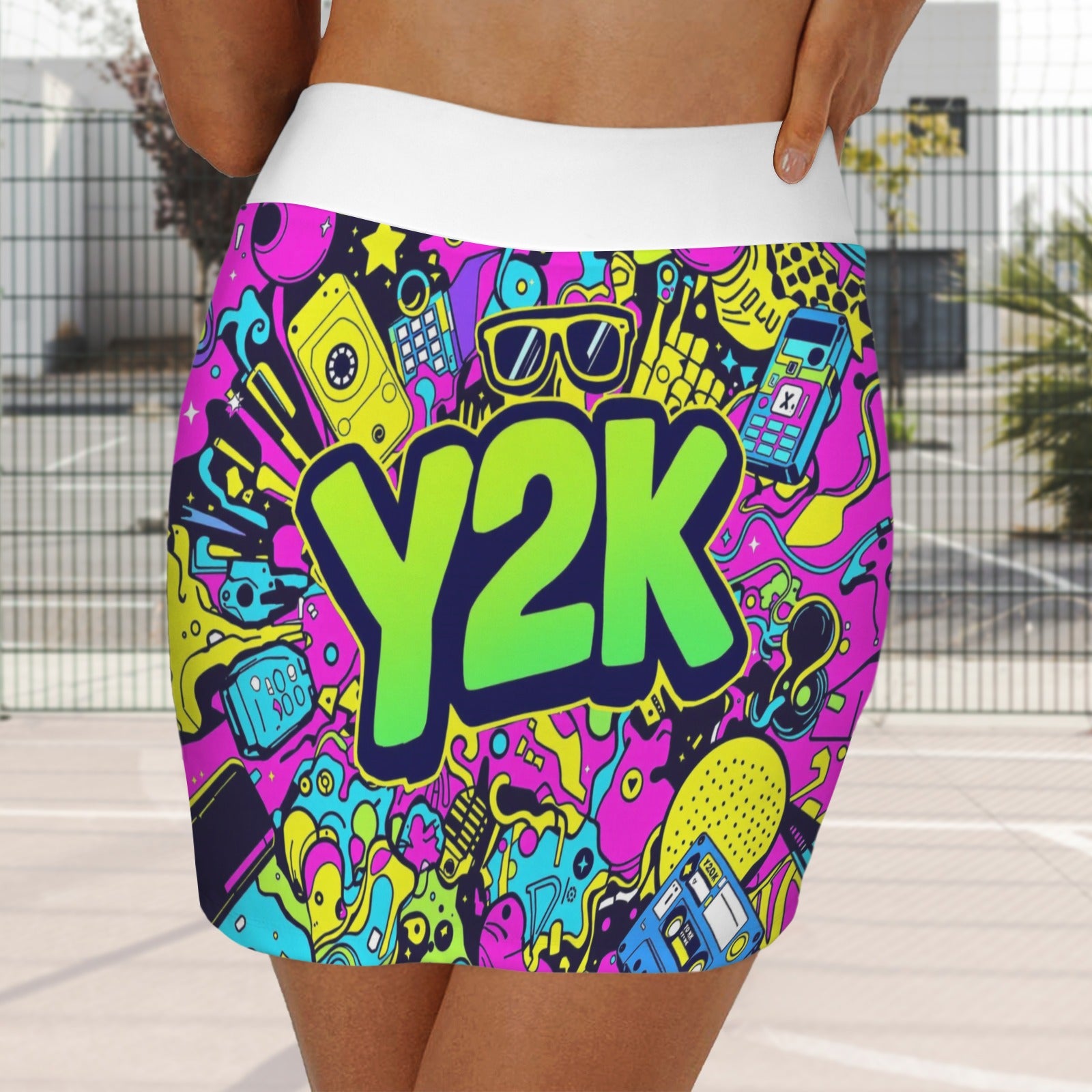 Y2K Pocket Split Skorts