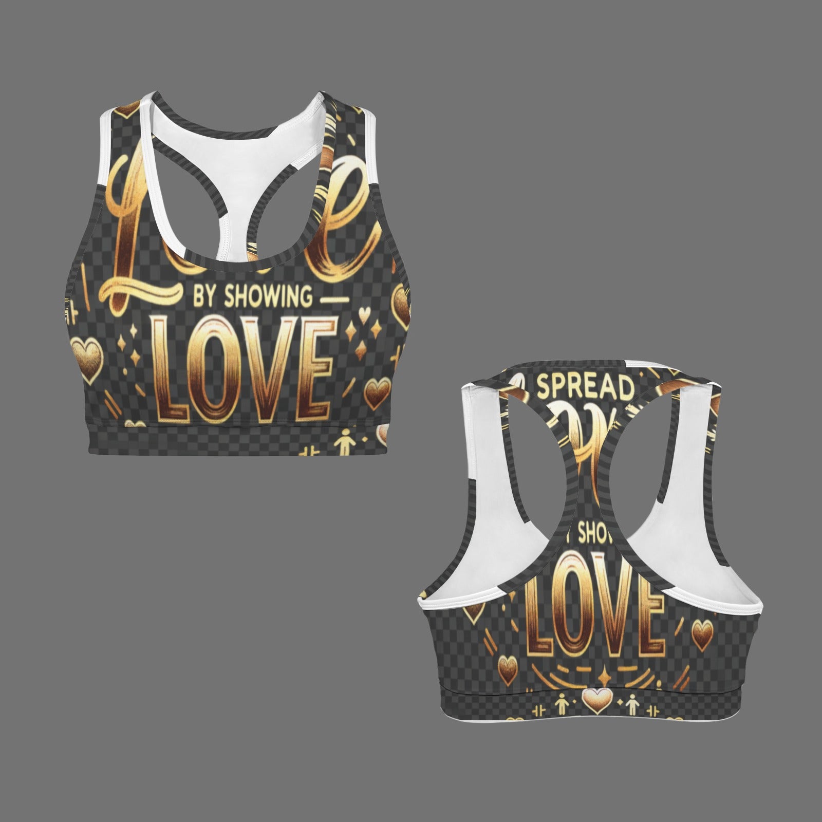 Spread Love Black & Gold