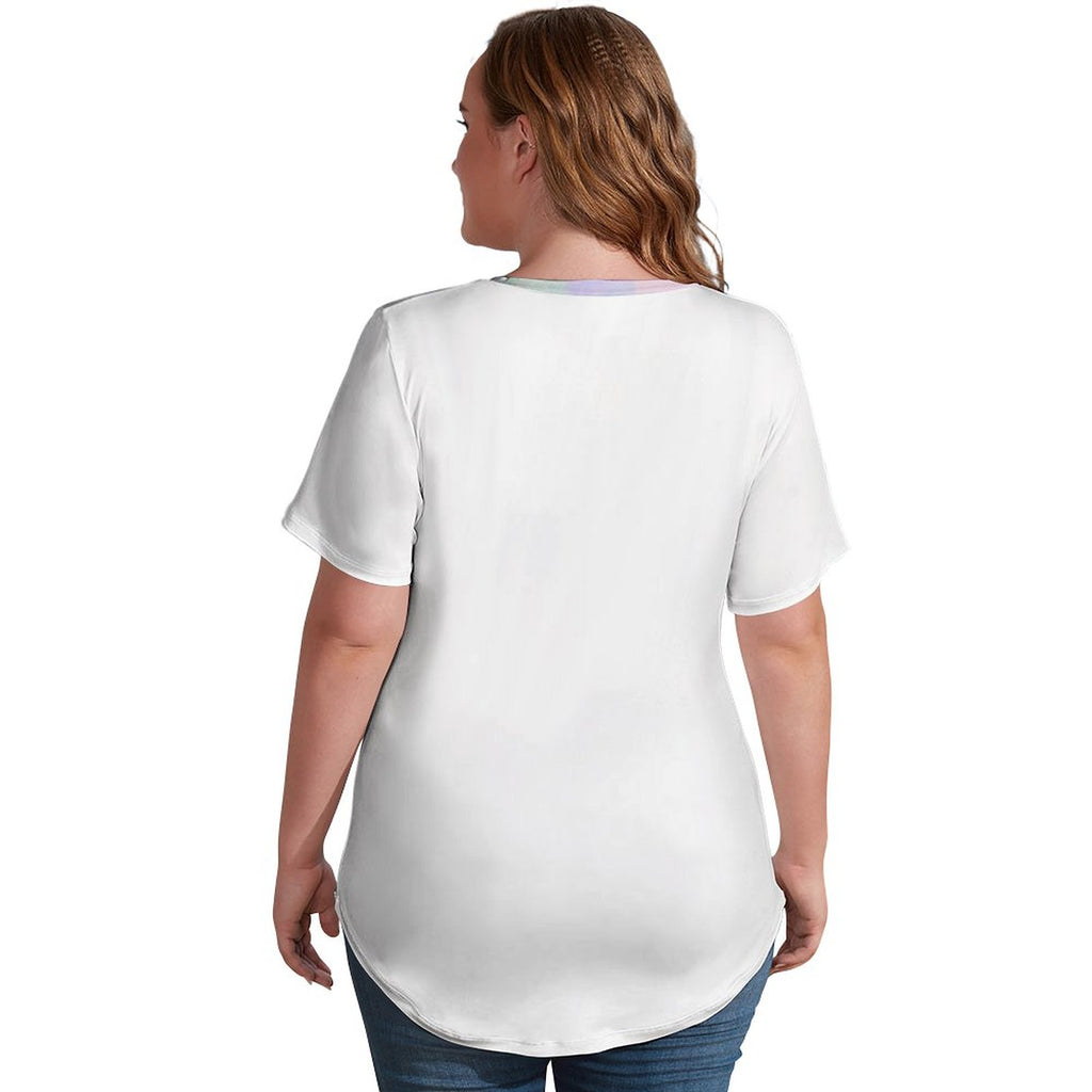 S+L Faux Cotton Custom Short Sleeve T-Shirt Printed Tee
