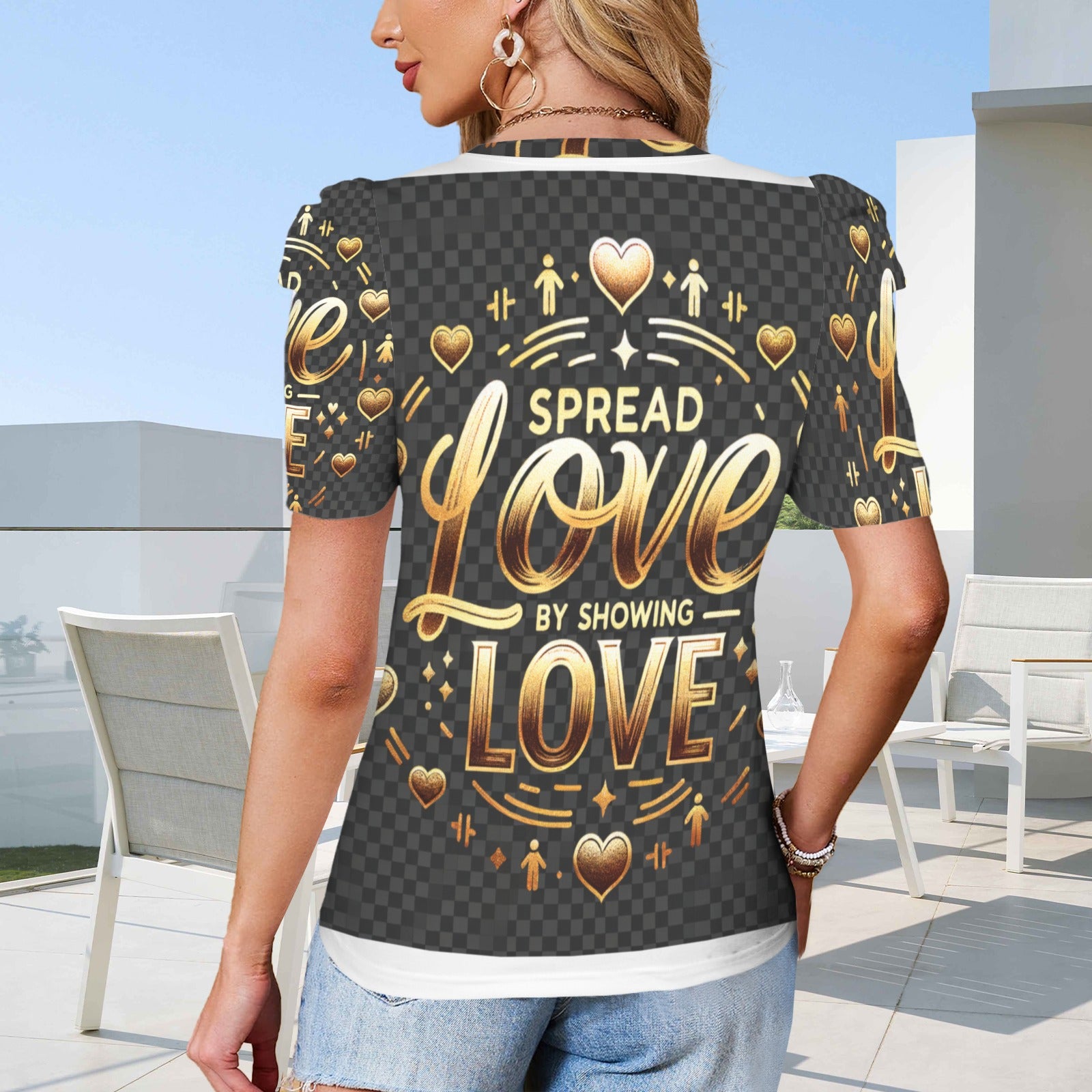 Spread Love Black & Gold