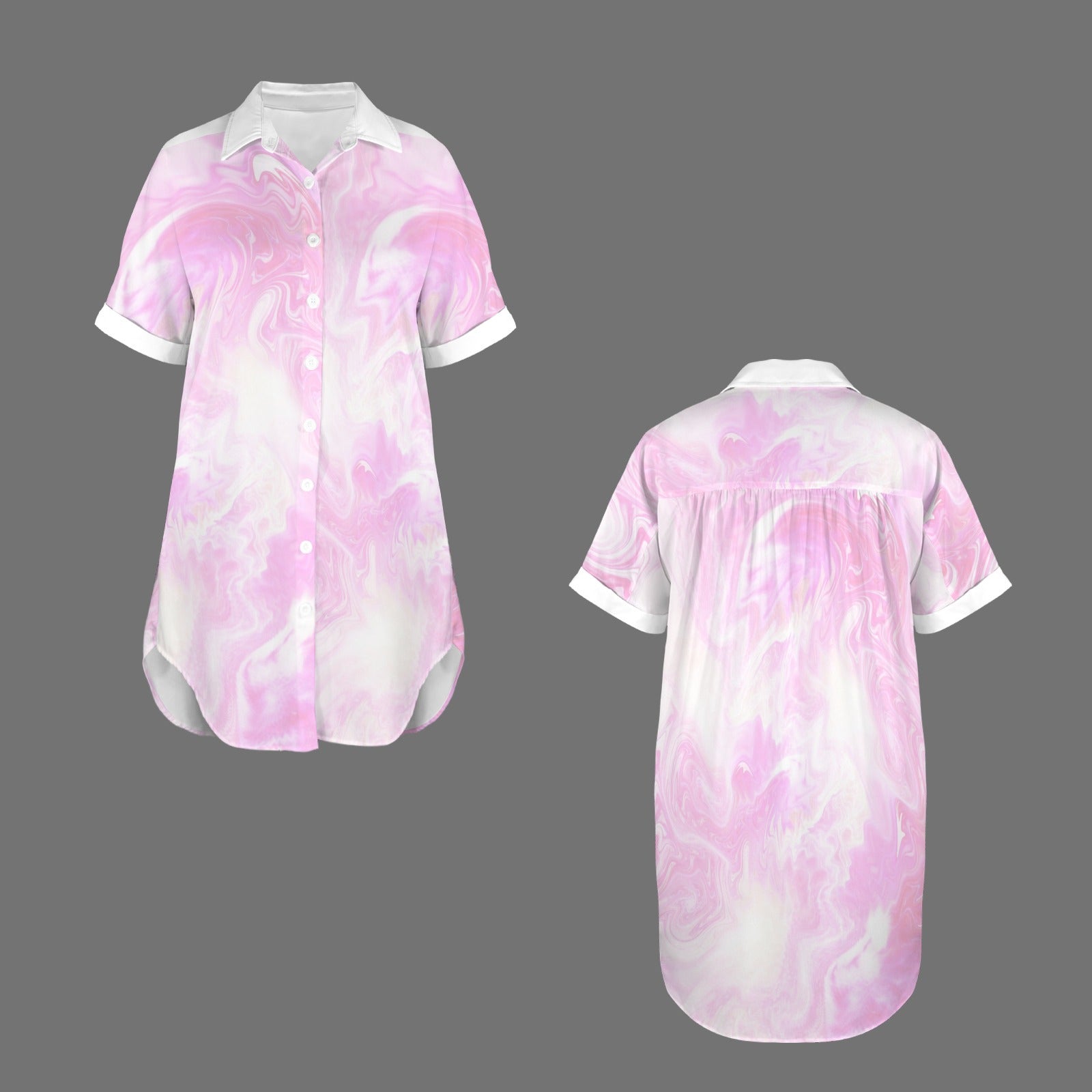 Short Sleeve Button Front Shirt