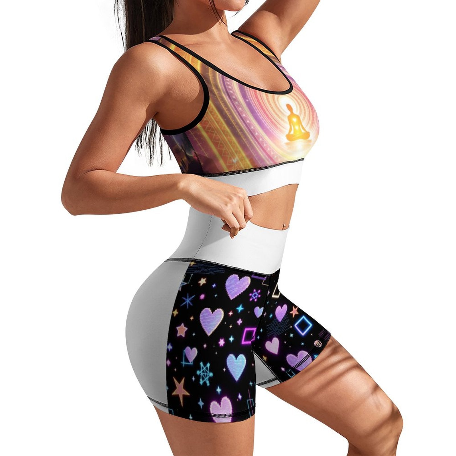 S+L Heart Chakra Workout Yoga Set