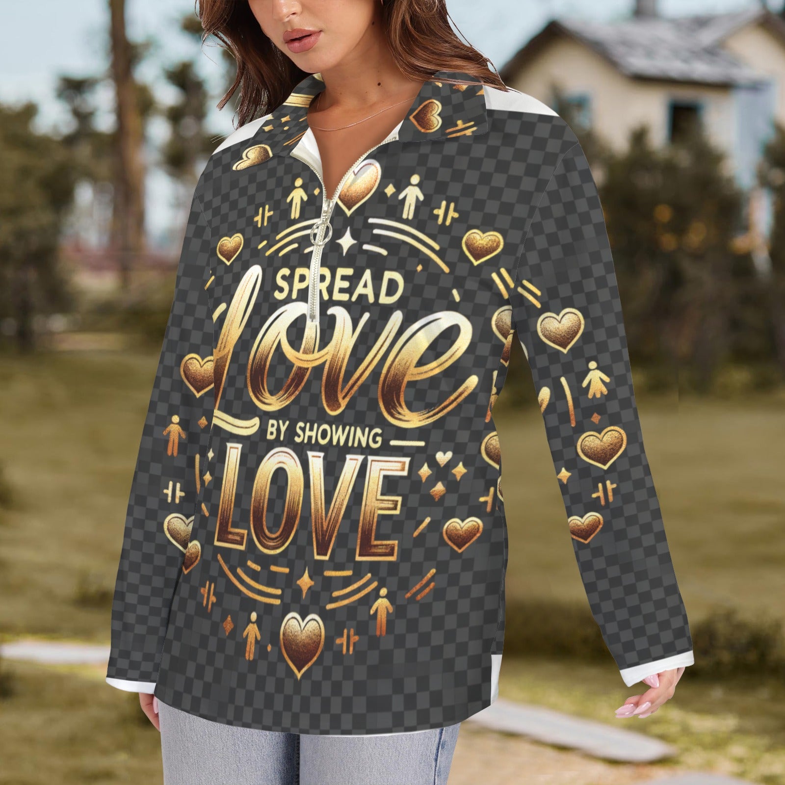 Spread Love Black & Gold