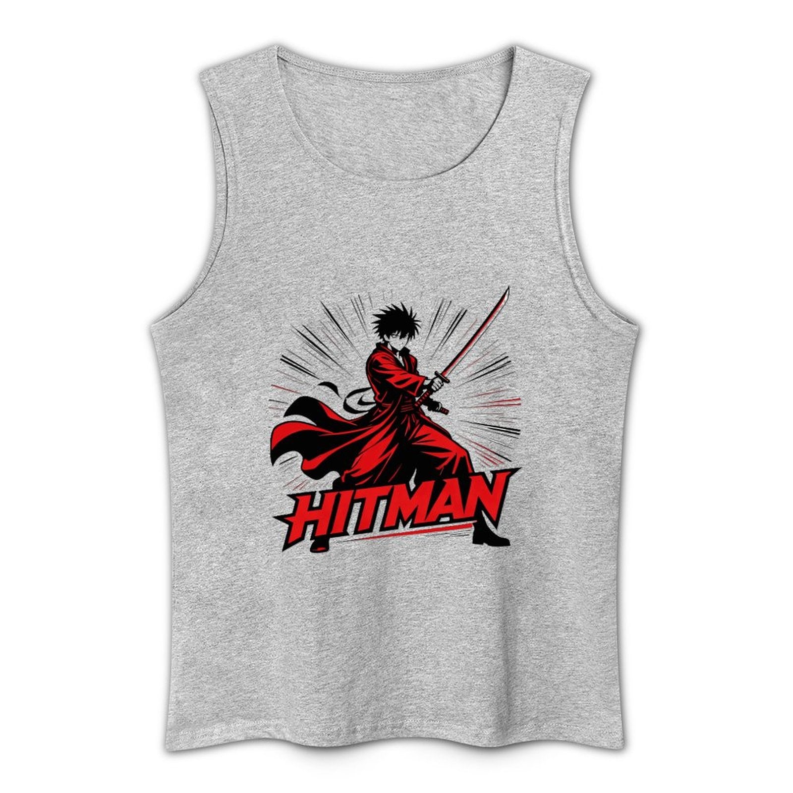 HITMAN INK "Anime" Men's Cotton Tank Top