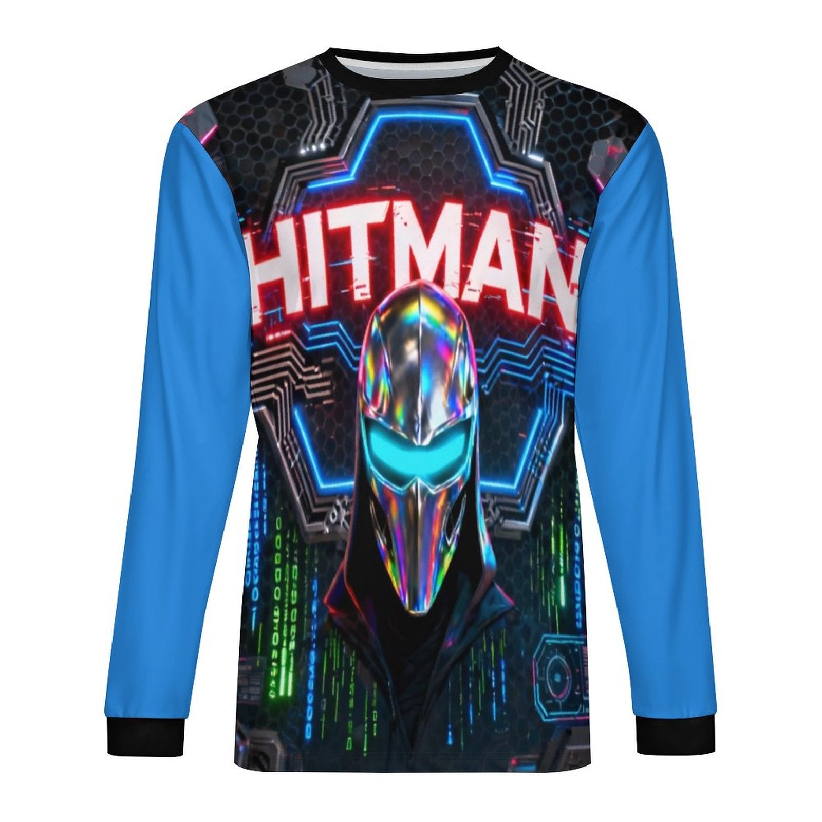 HITMAN INK "COMIC" Men's Workout Long Sleeve