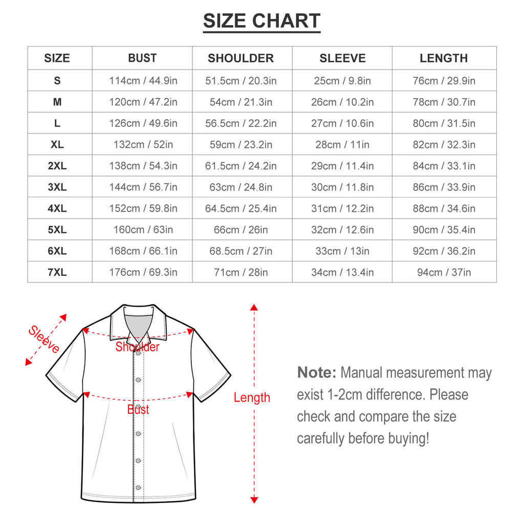S+L "Skate Park" Cotton Men's Cuban Collar Short-Sleeve Shirt