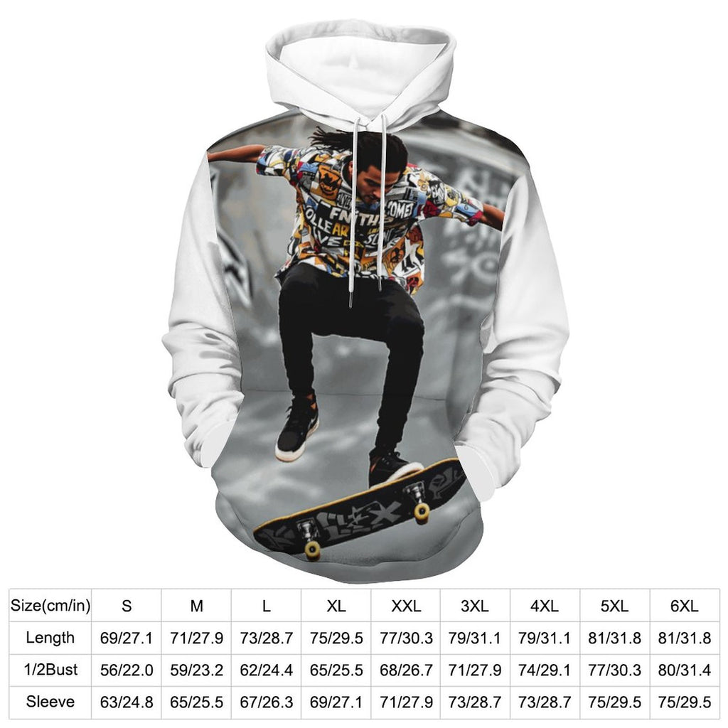 S+L Men's Street Hoodie with Double-layer Cap