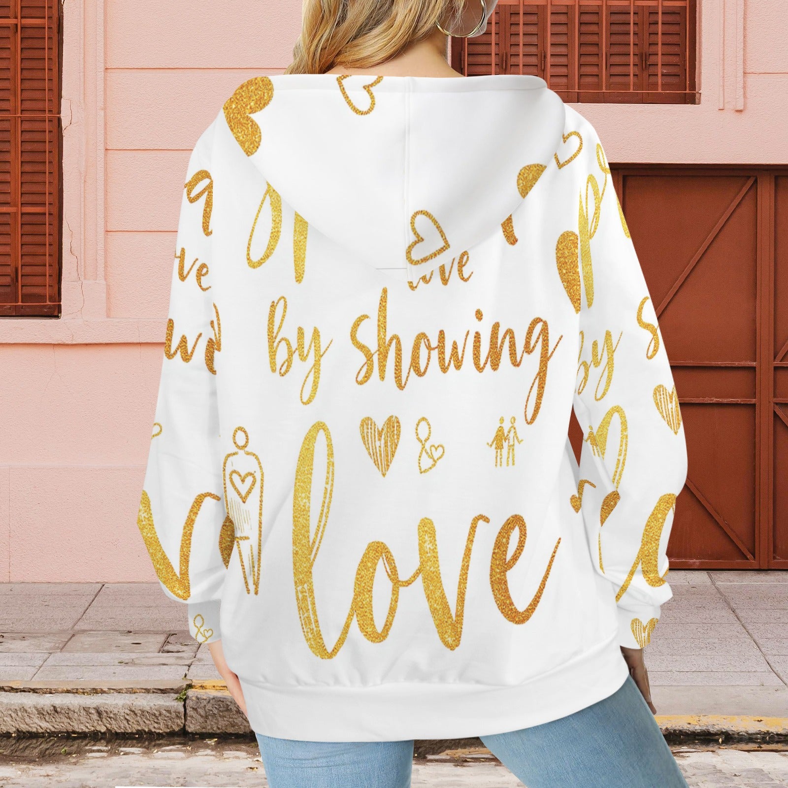 Spread Love White & Gold