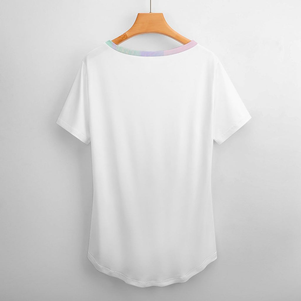 S+L Faux Cotton Custom Short Sleeve T-Shirt Printed Tee