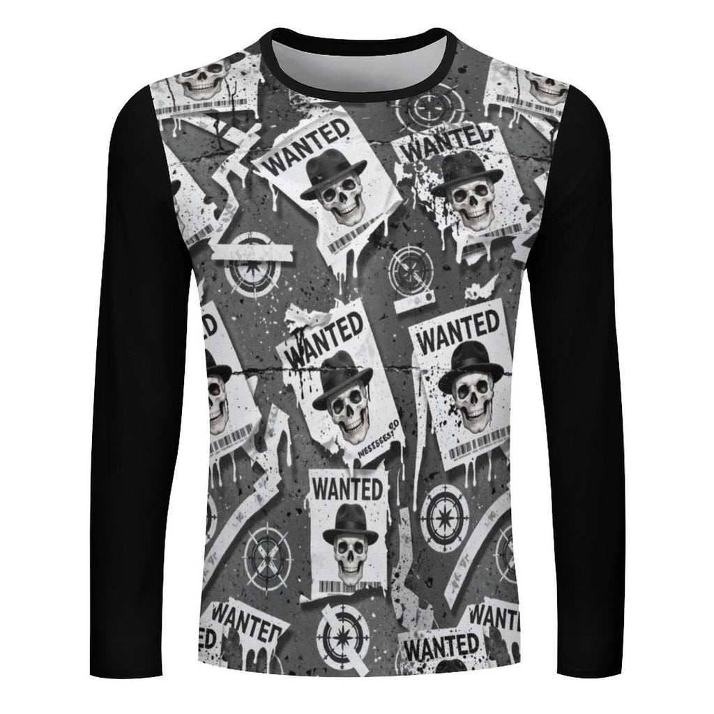 HITMAN INK "WANTED" Men's Cotton LS