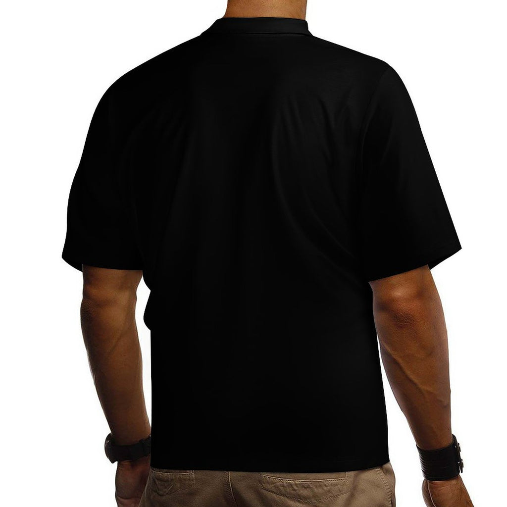 S+L "Skate Park" Cotton Men's Cuban Collar Short-Sleeve Shirt