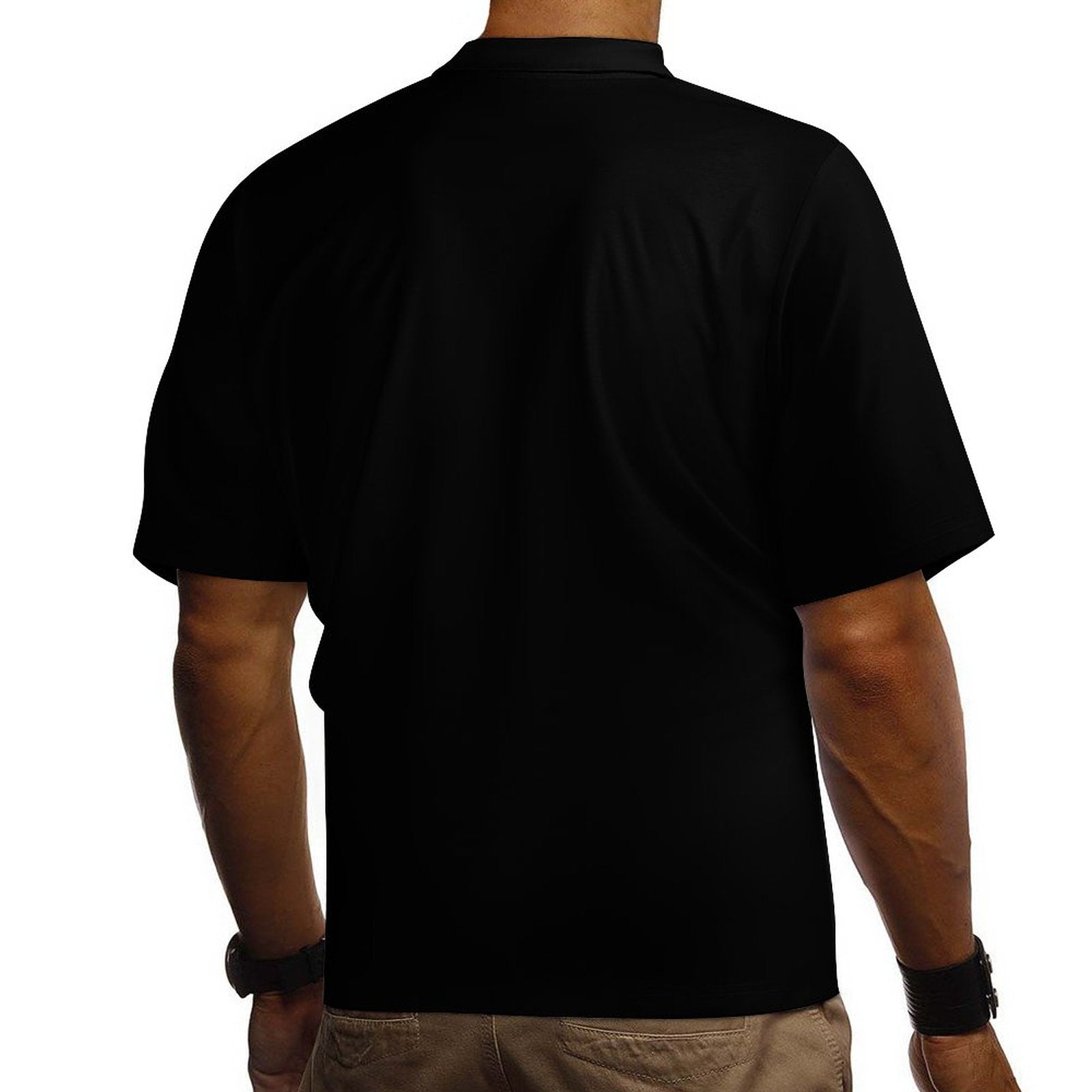 S+L "Skate Park" Cotton Men's Cuban Collar Short-Sleeve Shirt