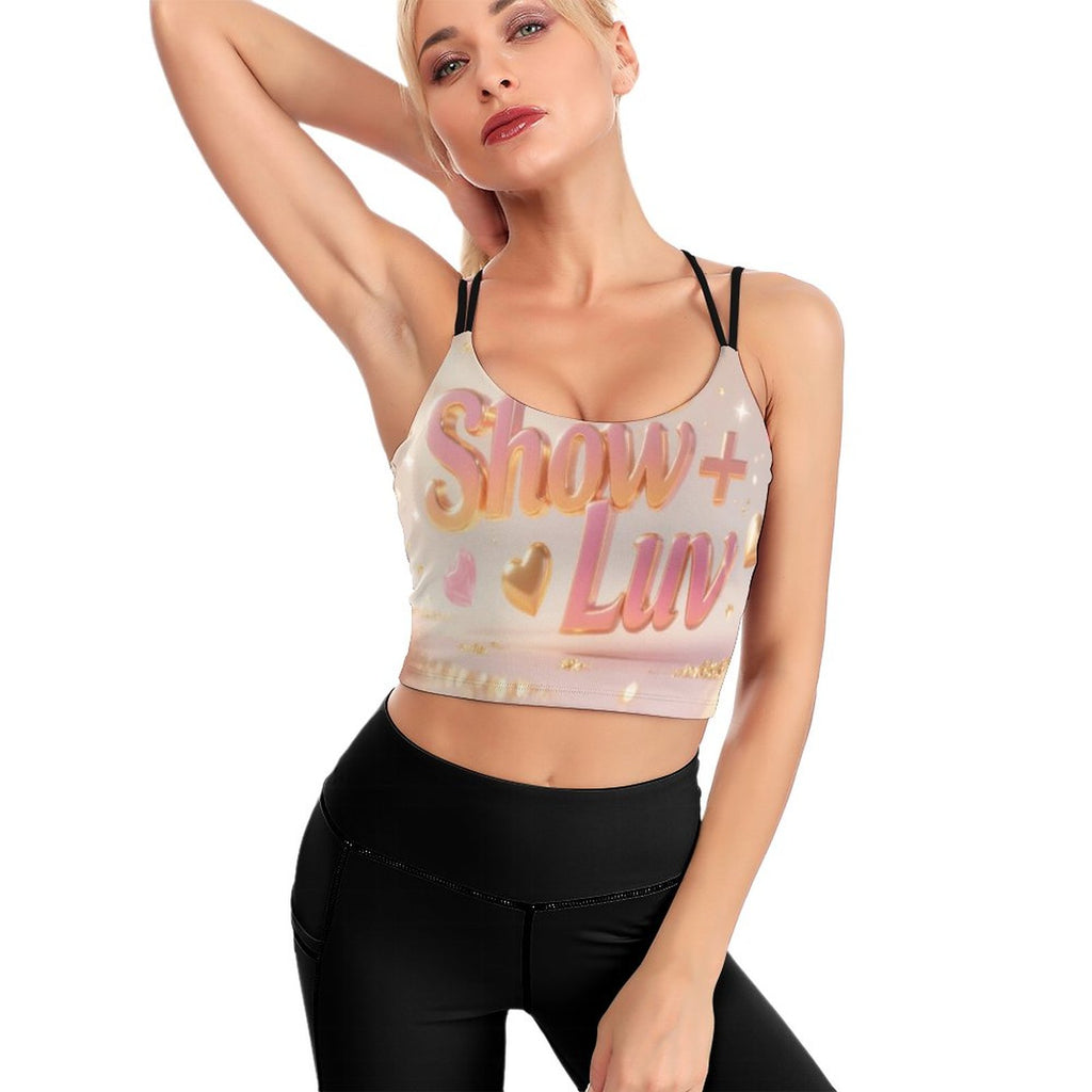 S+L Workout Crop Yoga Tank Top