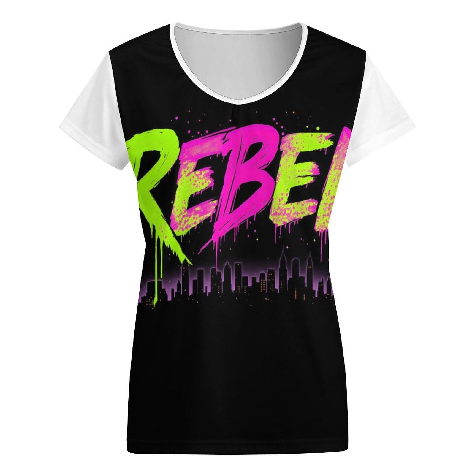 S+L REBEL V-neck Short Sleeve T-Shirt VT