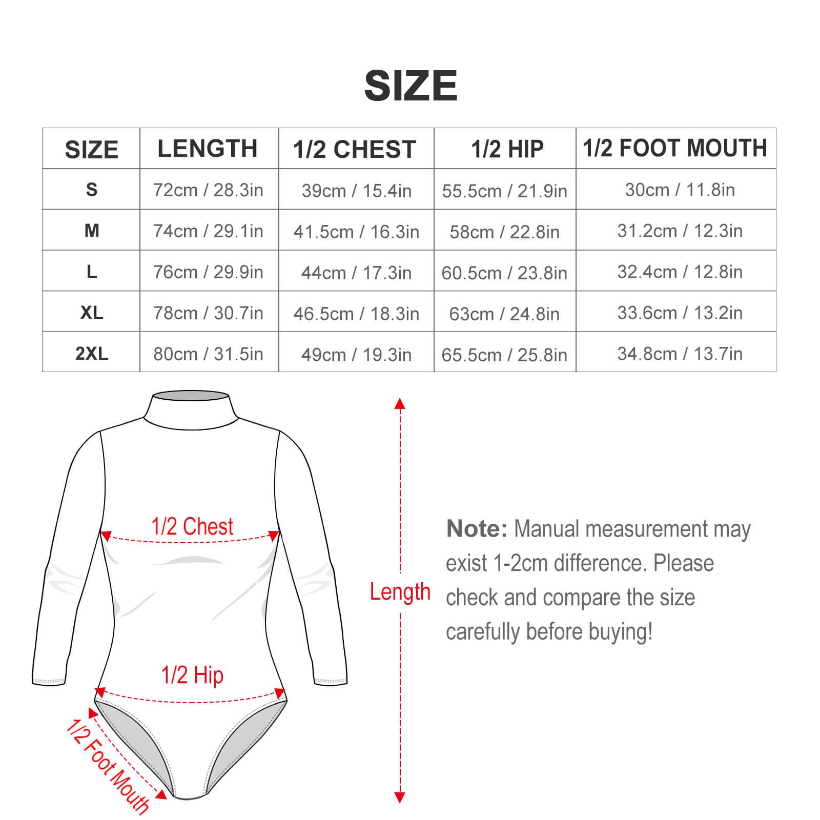 S+L Paint Splatter High-collar Long-sleeve Bodysuit NZ056