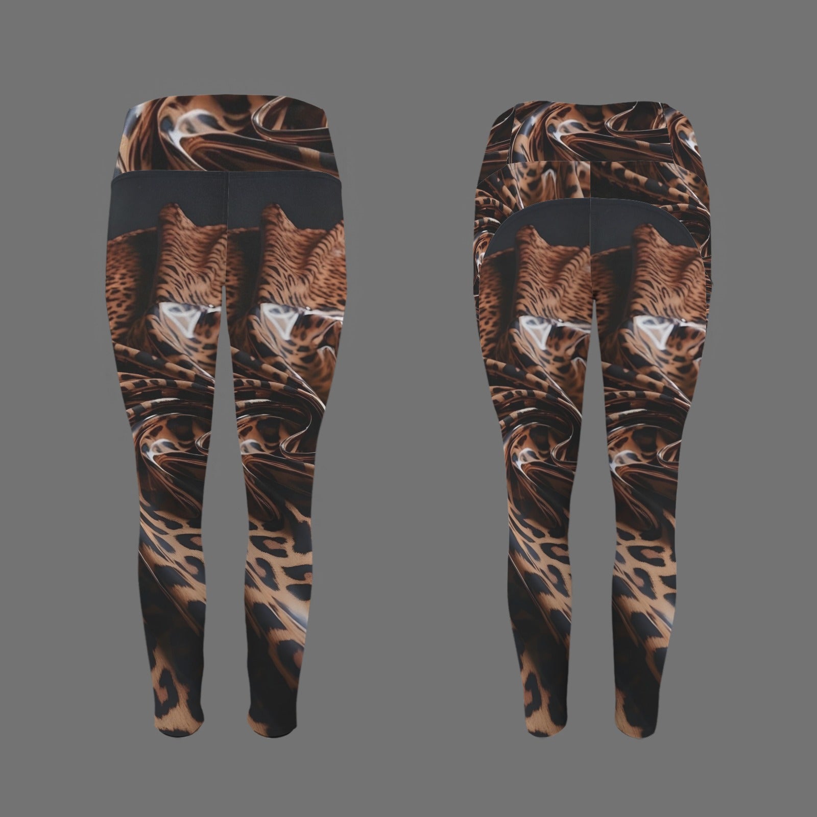 S+L Cheetah Print Exclusive Pocket Yoga Pants