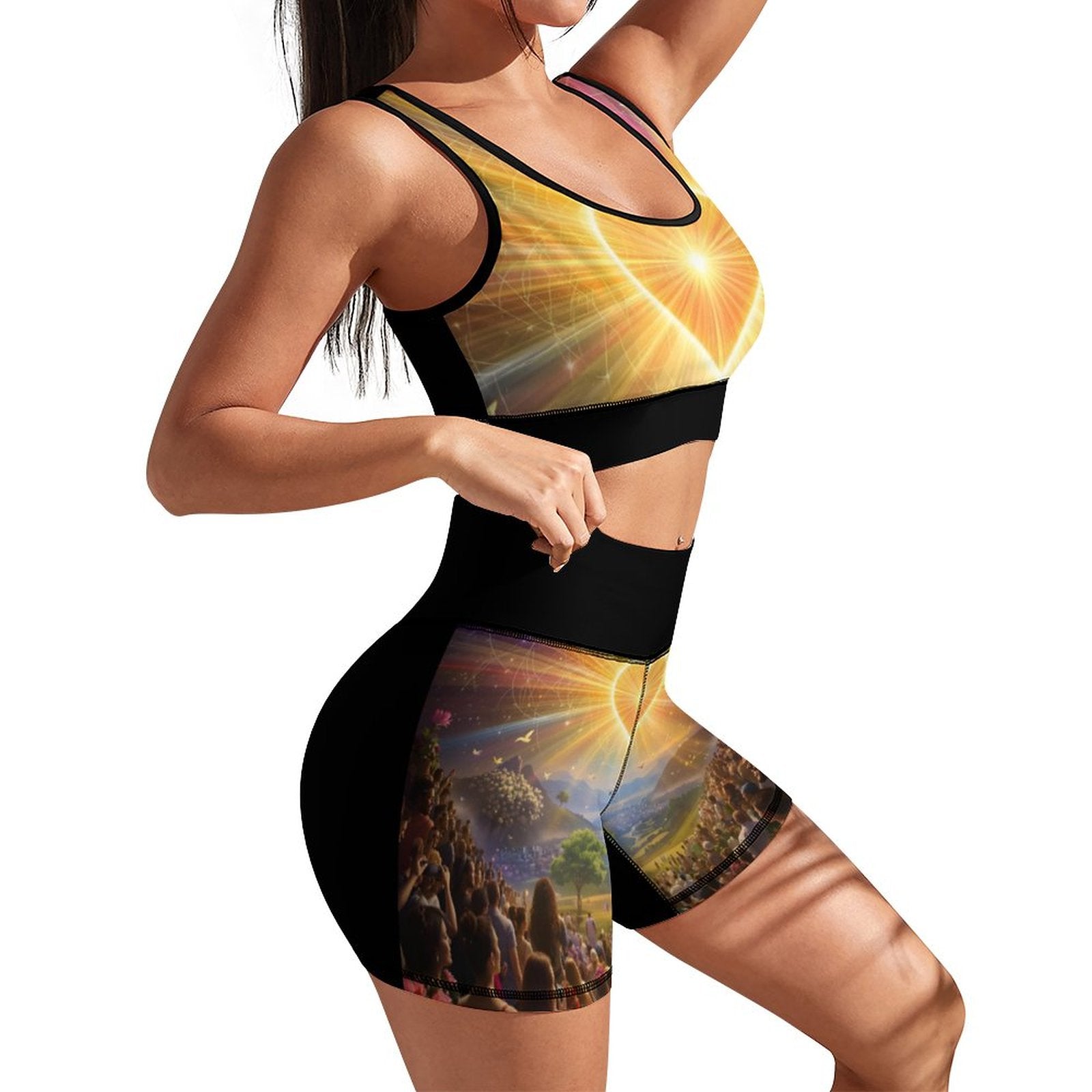 S+L Love & Positivity Workout Yoga Set