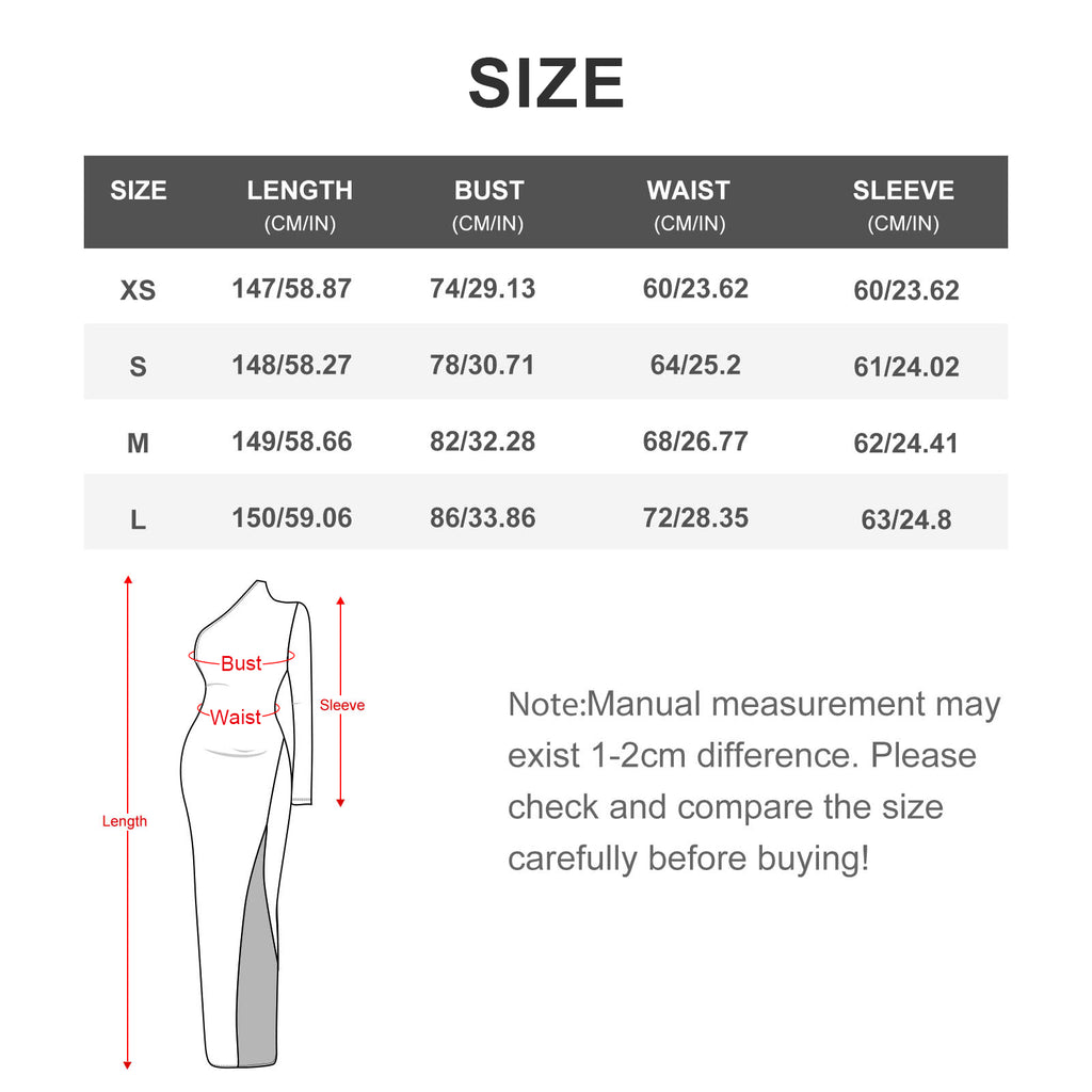 S+L "Cheetah Paws" One Shoulder Split Dress BIQ