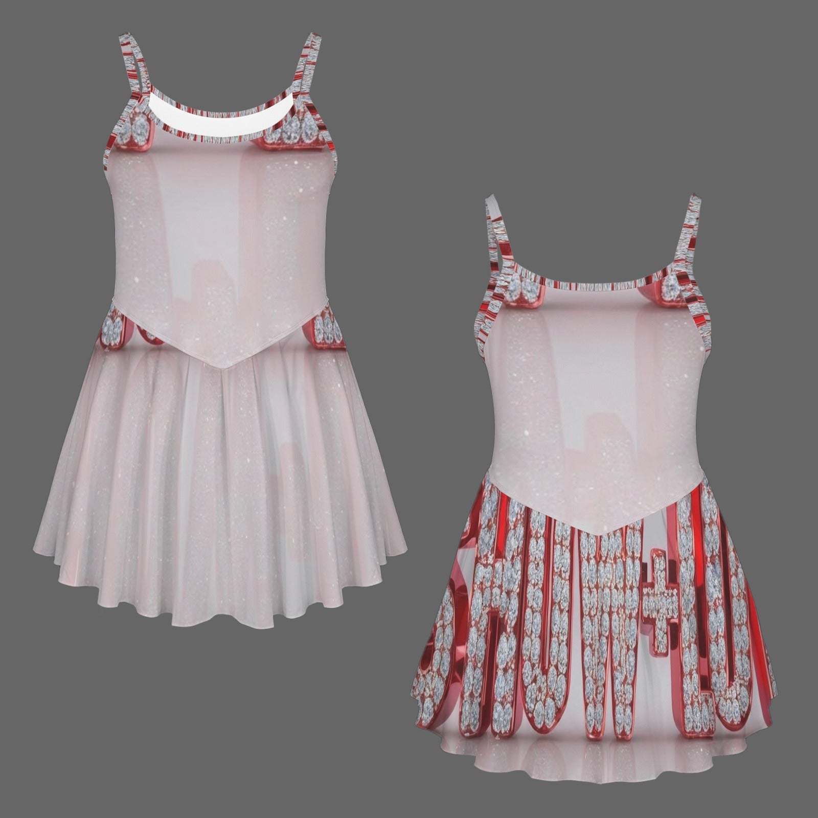 S+L Y2K Crushed Diamond Sport Dress