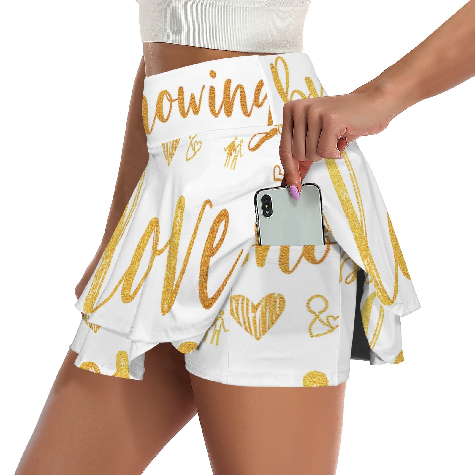 Spread Love White & Gold