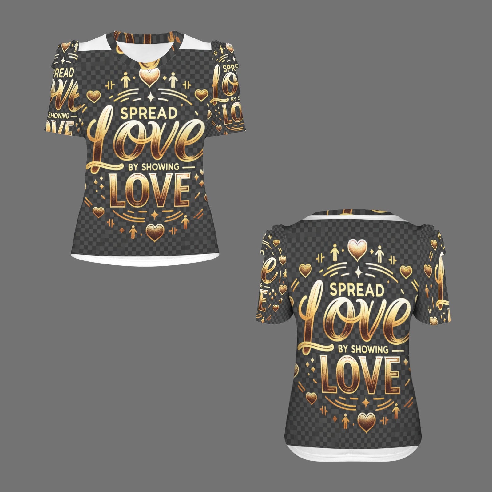 Spread Love Black & Gold