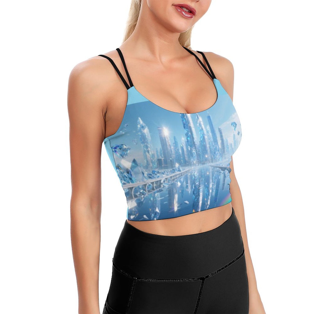 S+L CC Workout Crop Yoga Tank Top