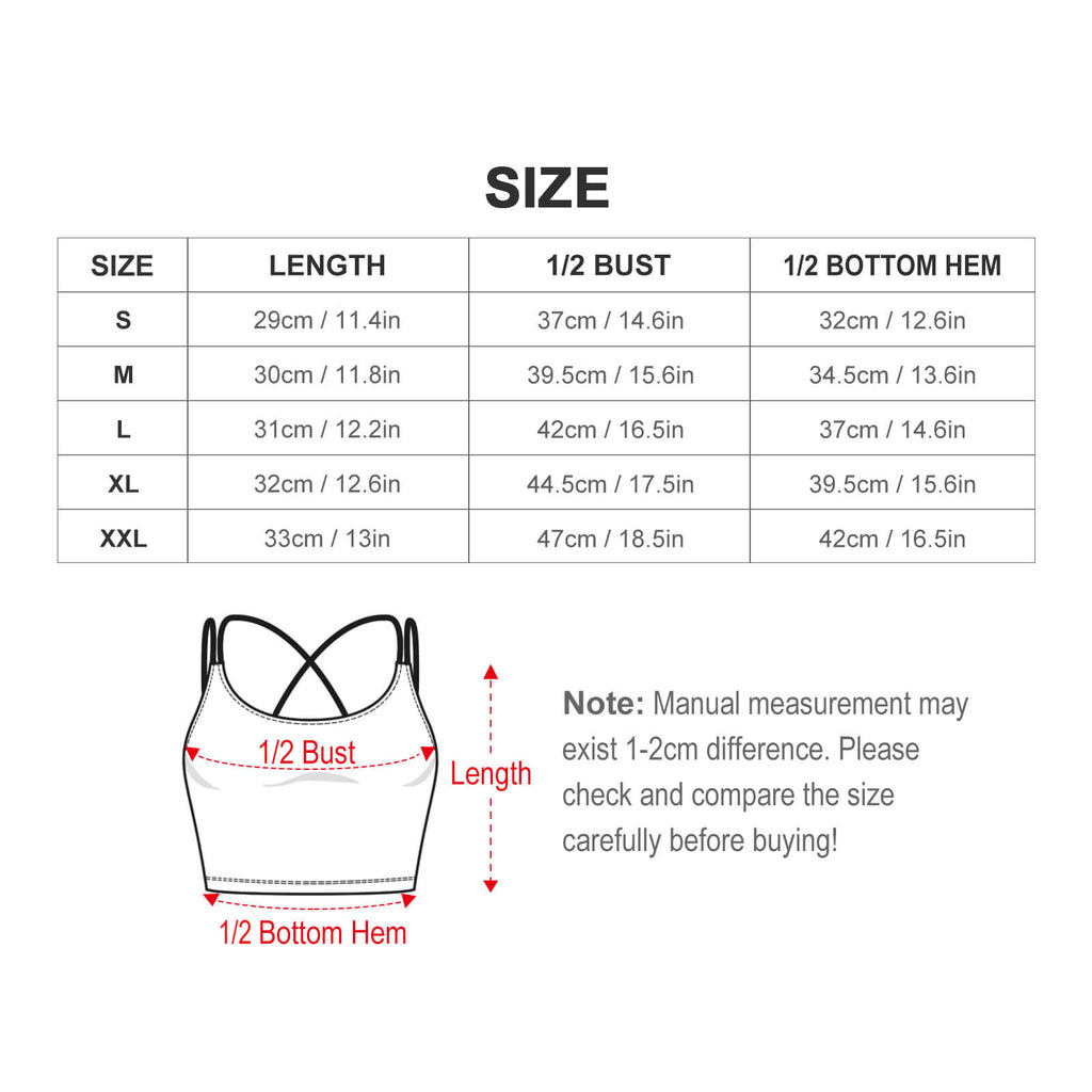 S+L Workout Crop Yoga Tank Top