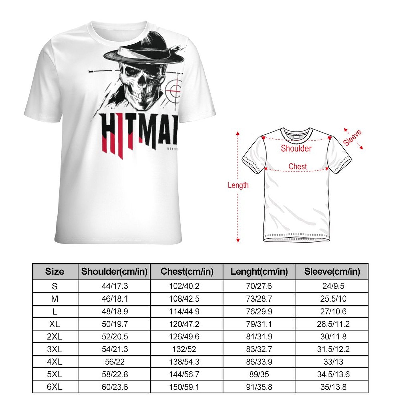 HITMAN INK Original graphic T
